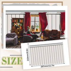 Flutesan dollhouse flooring texture provides a classic look and easy customization.