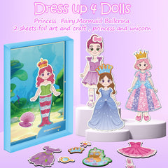 FLUXOJOY unicorn princess foil cards invite creative foil art and personalized scenes.