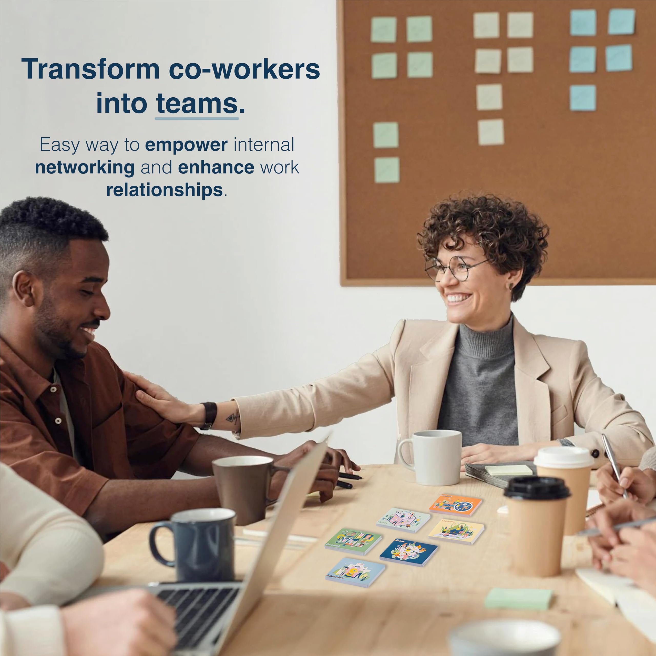 FLUYTCO Building Blocks team discussion cards facilitate collaborative problem solving.