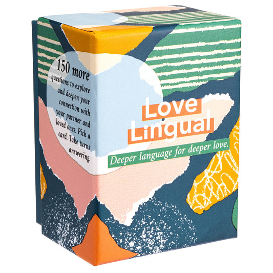 FLUYTCO Love Lingual Level 2 Card Game packaging, ideal for a thoughtful couple gift.