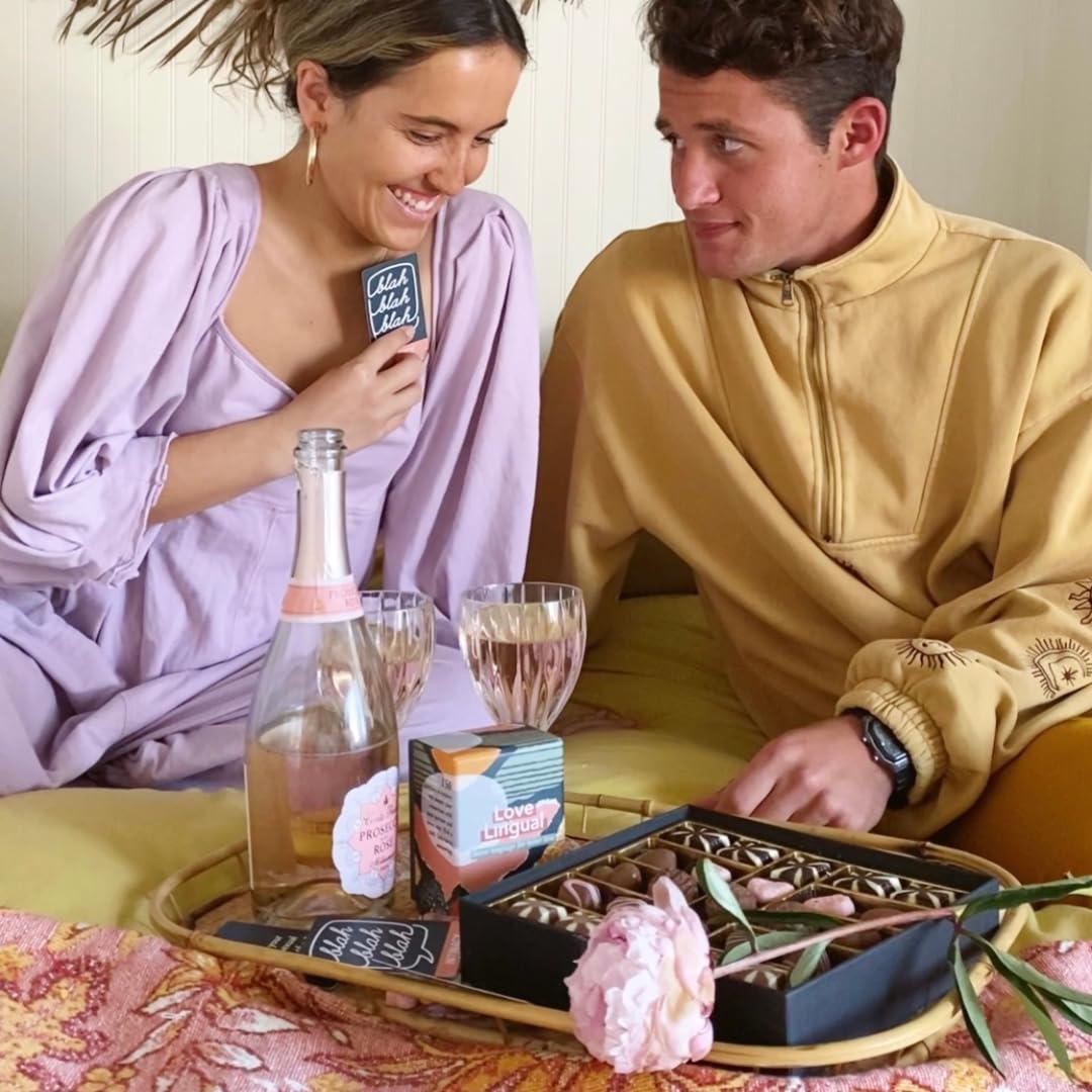 FLUYTCO Love Lingual packaging showcased for thoughtful date night gifting.