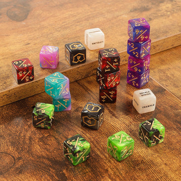 Flvdierd MTG loyalty dice 1-6 for loyalty counters.