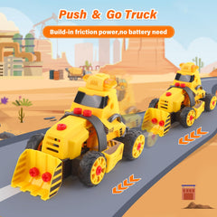FLY2SKY bulldozer truck model for hands-on construction