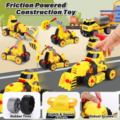 FLY2SKY DIY construction vehicles foster creativity, problem solving, and fine motor skills.