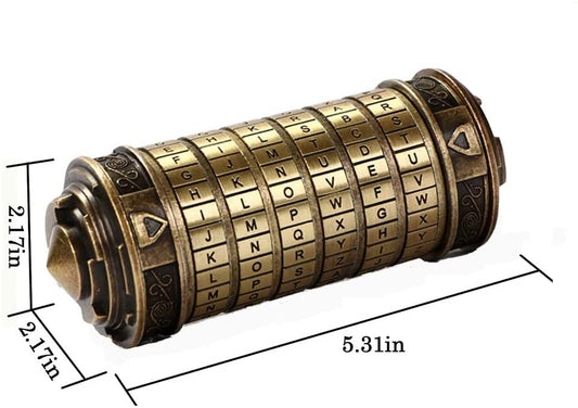 FLYALIGOGO Cryptex code wheels in motion enable customizable password surprises.