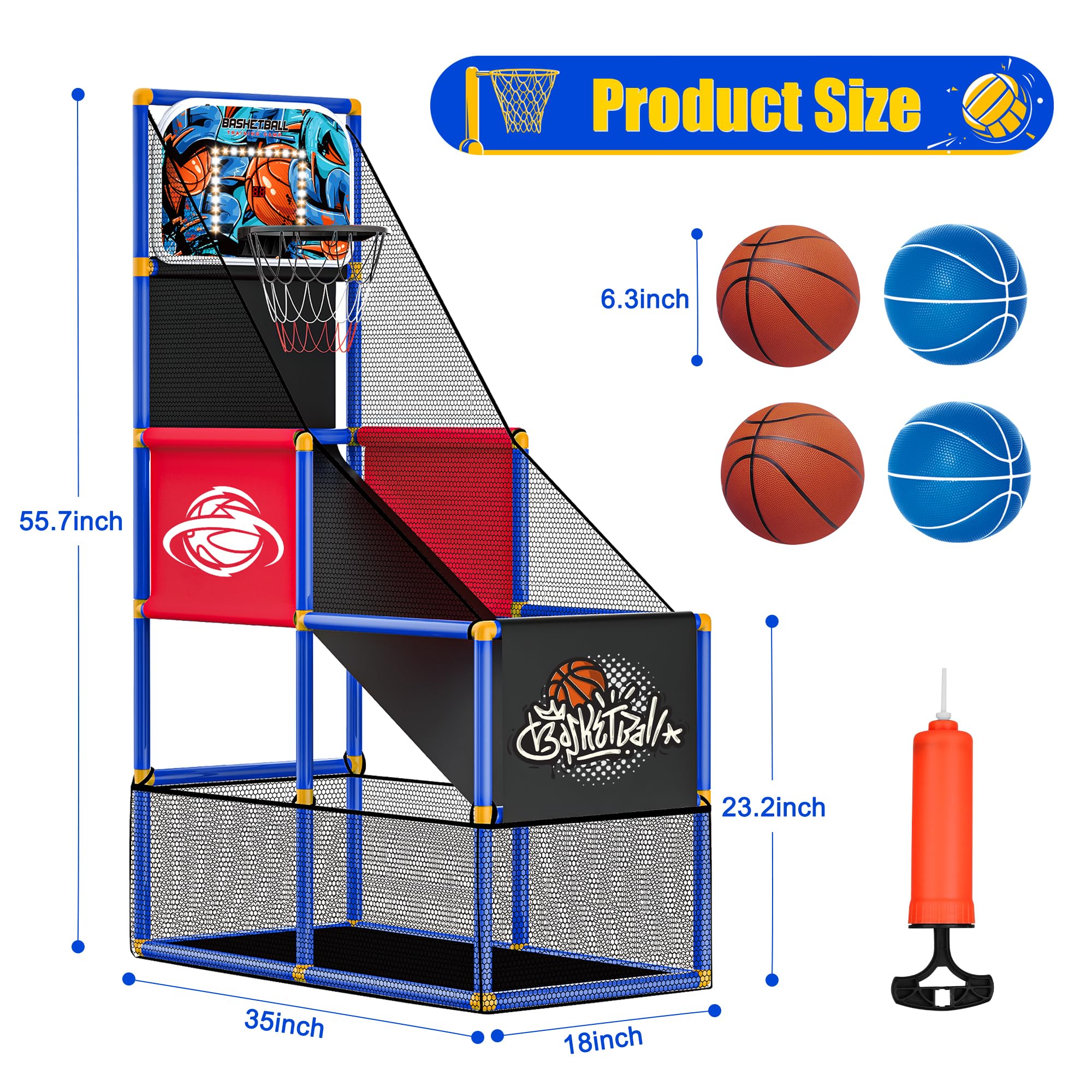 FlyBakiz arcade hoop kids gift promotes active play and skill growth.