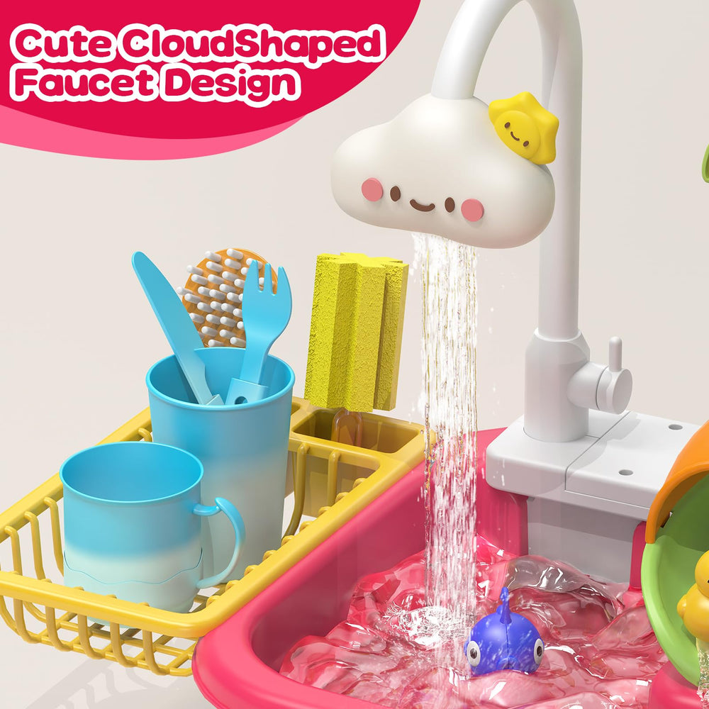 Flybakiz cloud-shaped faucet offers friendly water flow during imaginative play