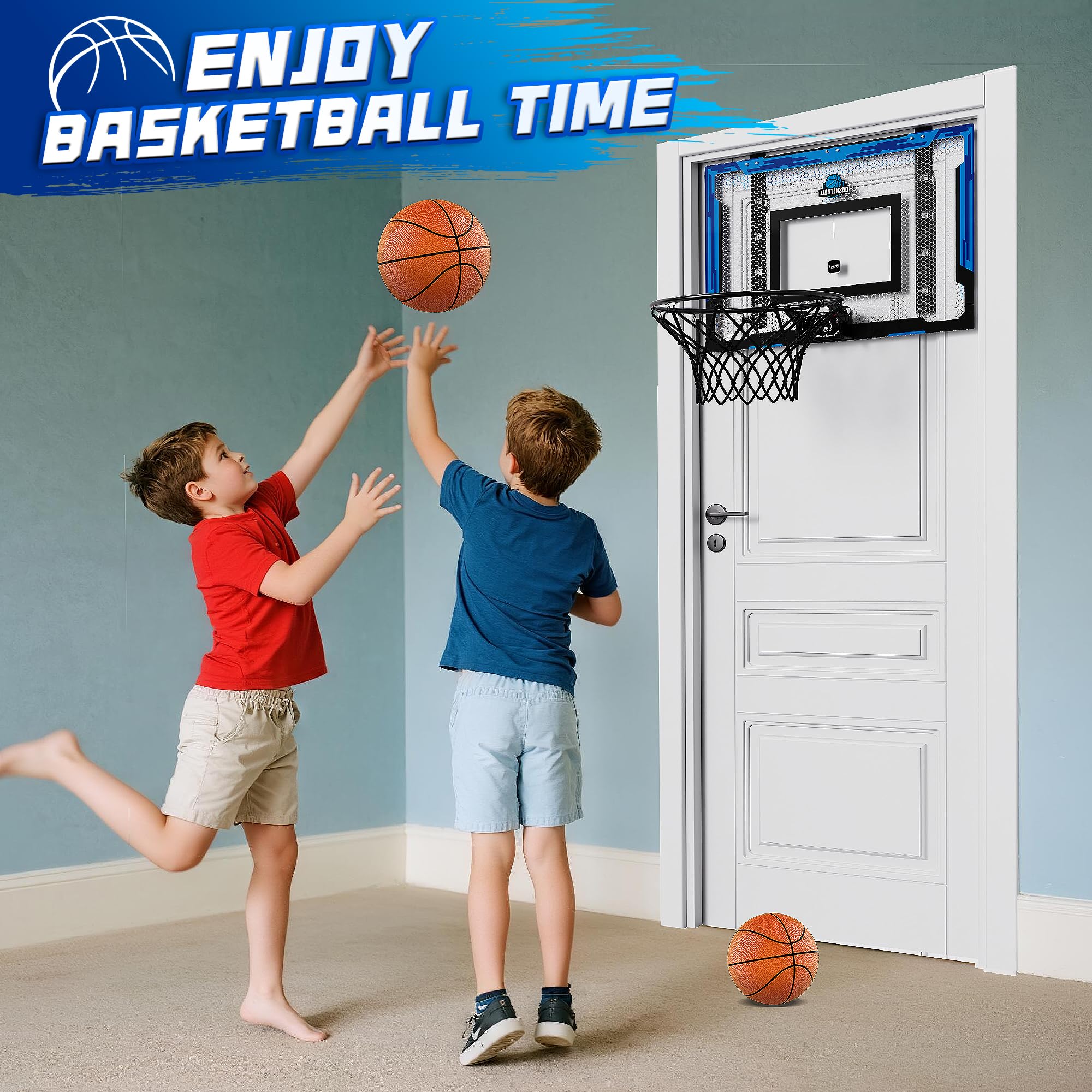 Flybakiz indoor basketball toy suitable for kids and adults at home.