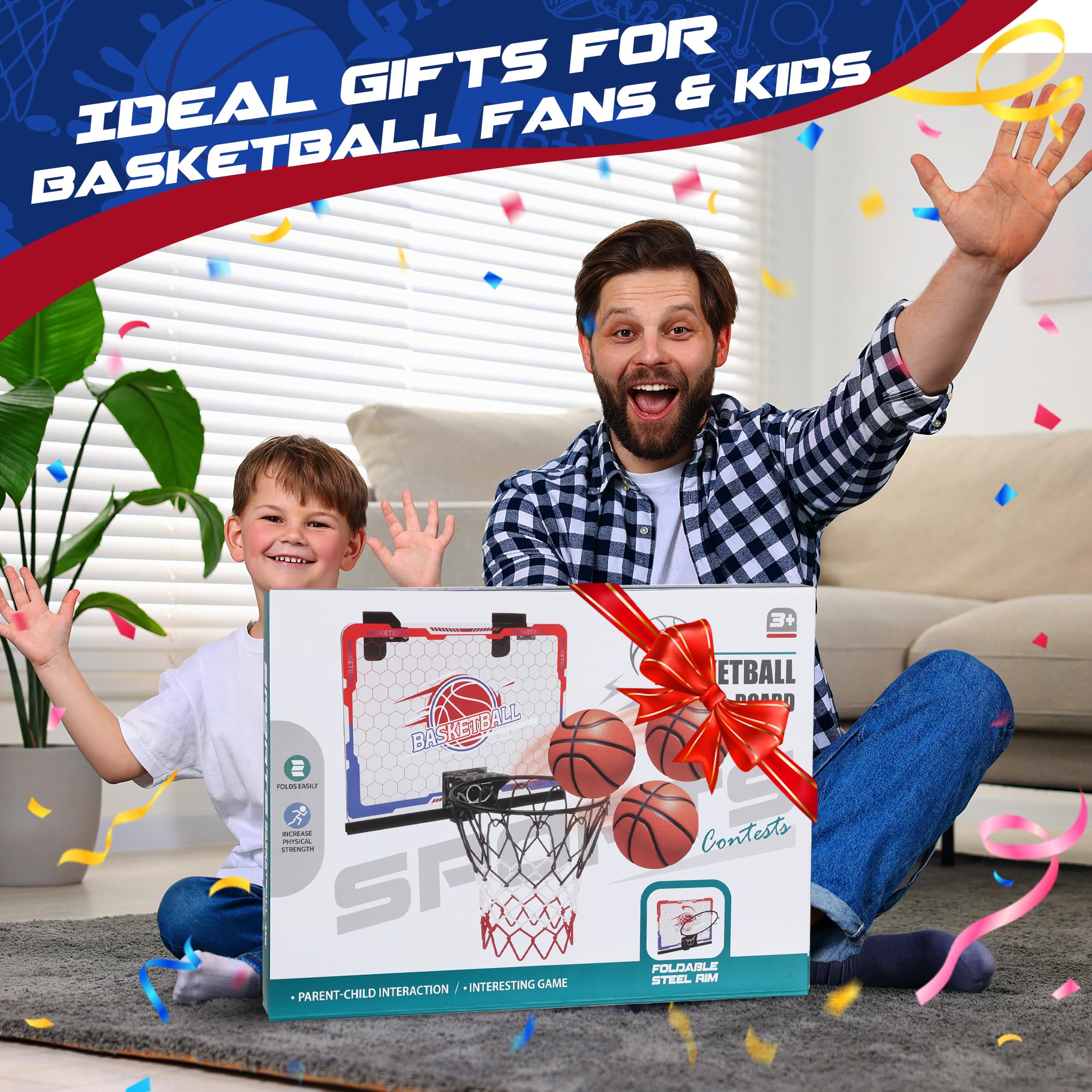 FlyBakiz backboard design supports versatile games for kids and adults.
