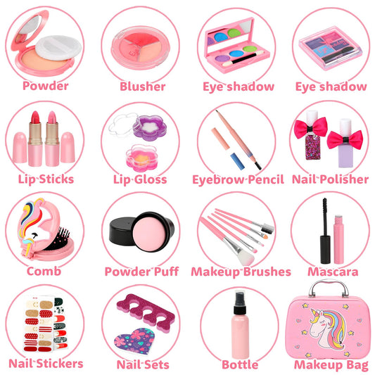 Flybay lip sticks in red and pink for kid-friendly dress-up play
