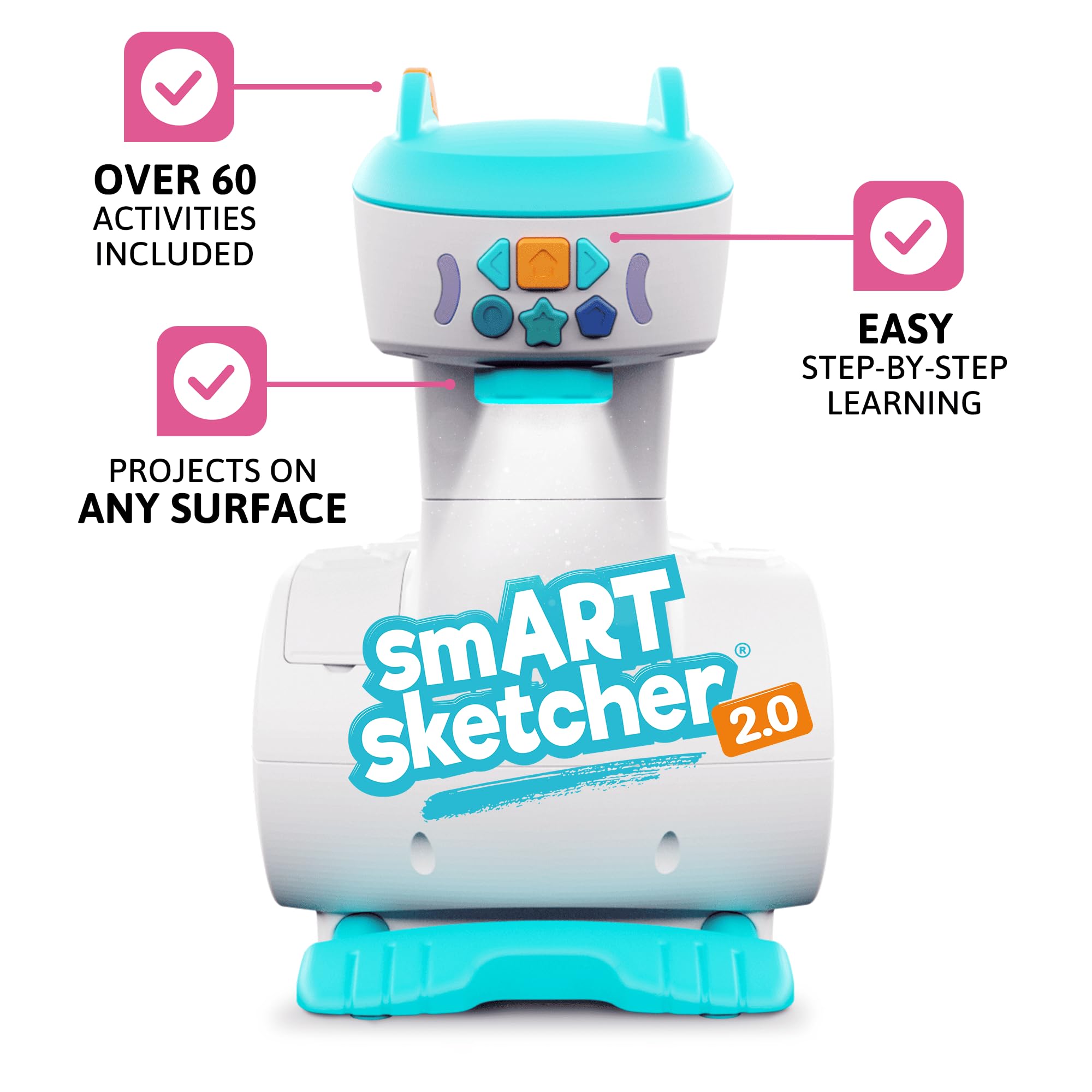 Flycatcher Smart Sketcher 2.0 content cartridges expand lessons in spelling, writing, and language.