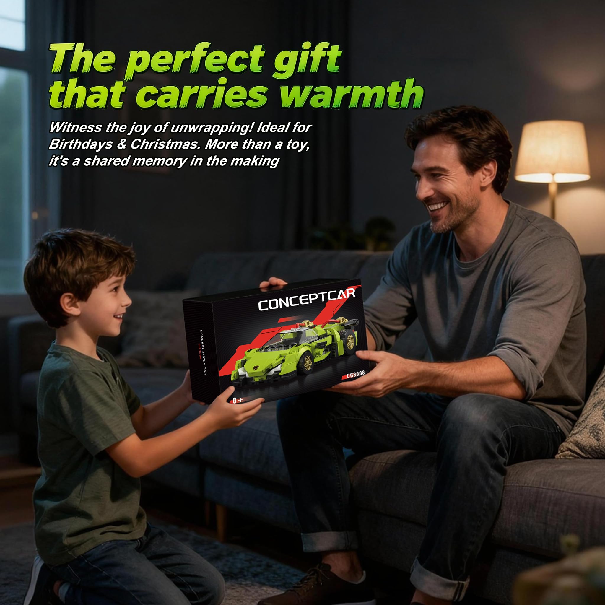 flycites Technic Race Cars ABS plastic material promotes durability and long-lasting play