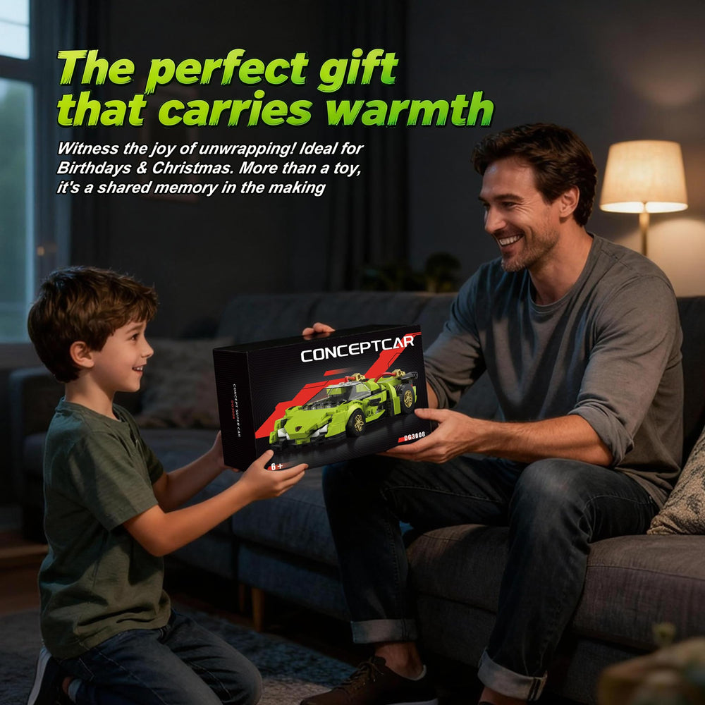 flycites Technic Race Cars ABS plastic material promotes durability and long-lasting play