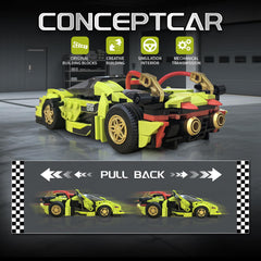 flycites Technic Race Cars gift-ready packaging appeals to birthdays and holidays