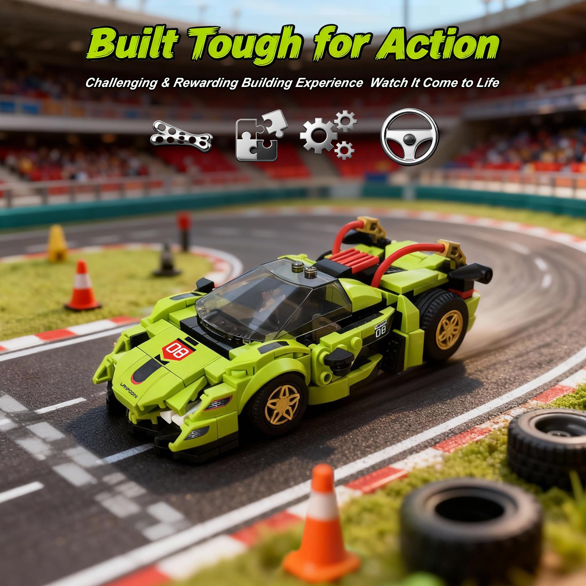 flycites Technic Race Cars instructions step-by-step guide supports smooth assembly