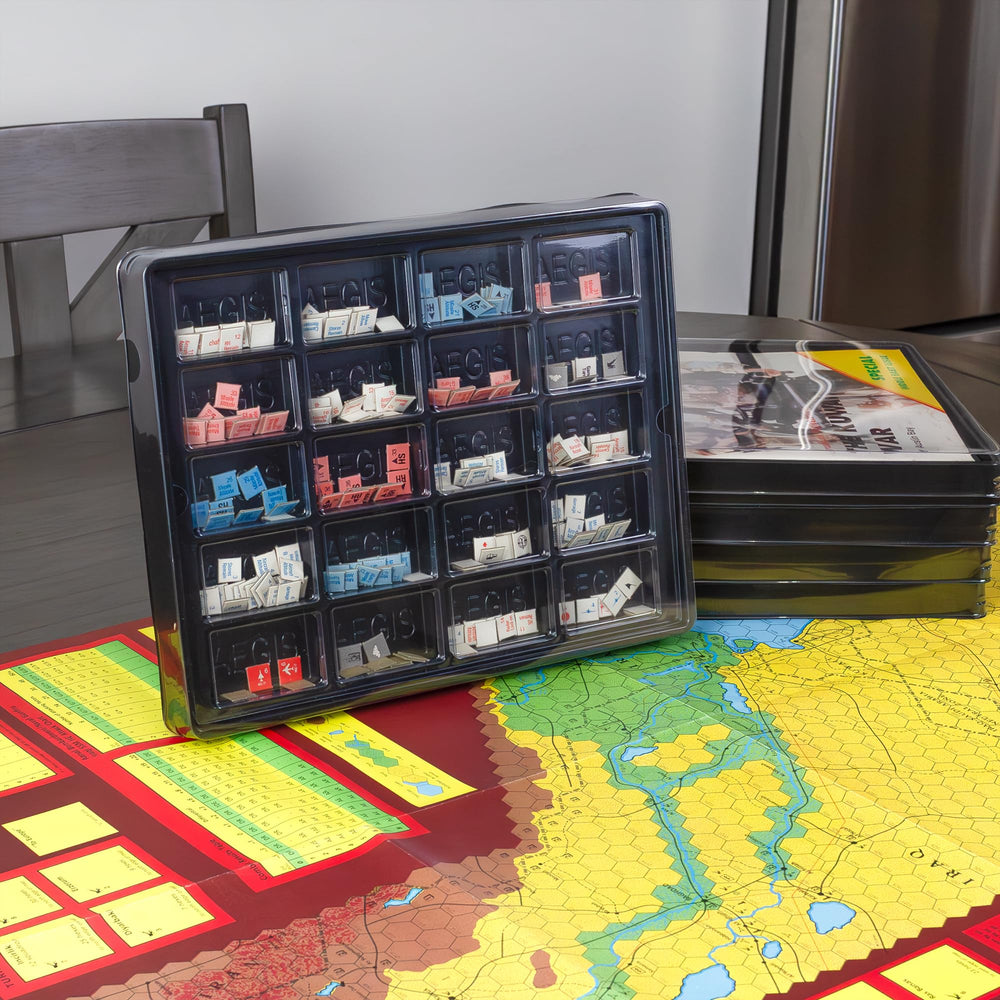 Flying Buffalo tray measures 11.4 by 8.3 inches for compact storage.