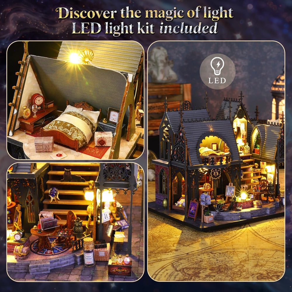 FLYINTOYS Luna's Magic House kit assembly steps encourage patience and focus