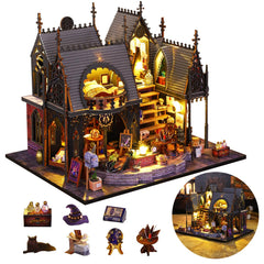 FLYINTOYS Luna's Magic House front view for cozy home décor inspiration