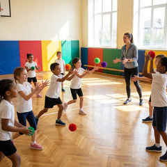 FLYIO rainbow dodgeball pack with six colors for games