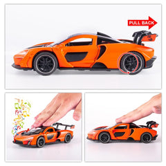 FLYKIRIN zinc alloy and ABS diecast car delivers sturdy durability and premium feel.