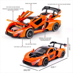 FLYKIRIN front-wheel trigger activates engine sound and lights for a dynamic display.