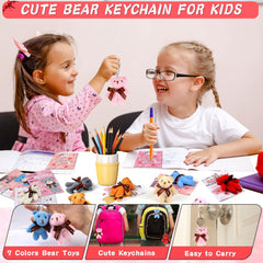 FLYSNK seven-color plush bears offer vibrant valentines options