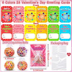FLYSNK valentines cards in six colors for kid-friendly classroom greetings