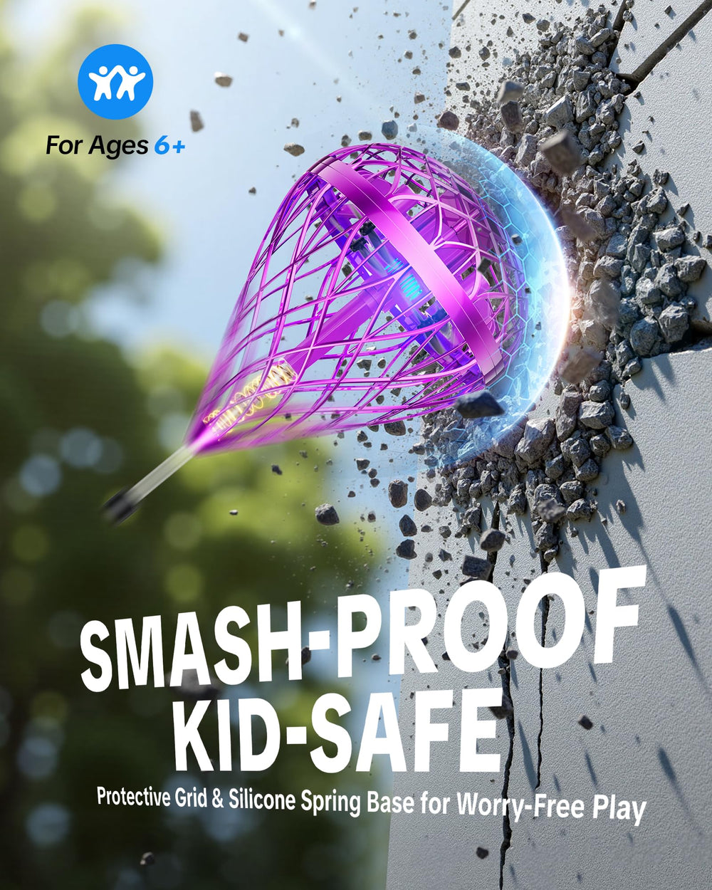 Flystars safe design with impact resistance supports fearless exploration.