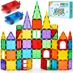 FNJO Magnetic Tiles set box shown for creative building play and gifting.