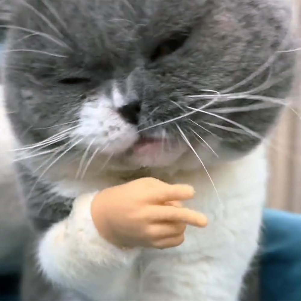 fnqiank mini hands for cats – middle hand sparks playful drama in puppet shows
