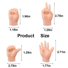 fnqiank mini hands for cats – victory hand enhances party prank props
