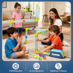 Foamore Airflow speed control: adjustable setting to explore airflow and physics concepts.