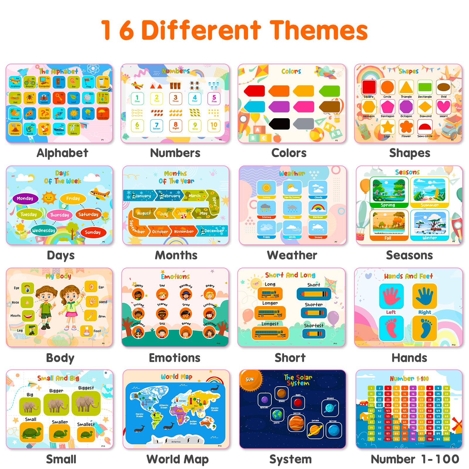 Foayex reusable sticker dots enable endless, mess-free educational play.