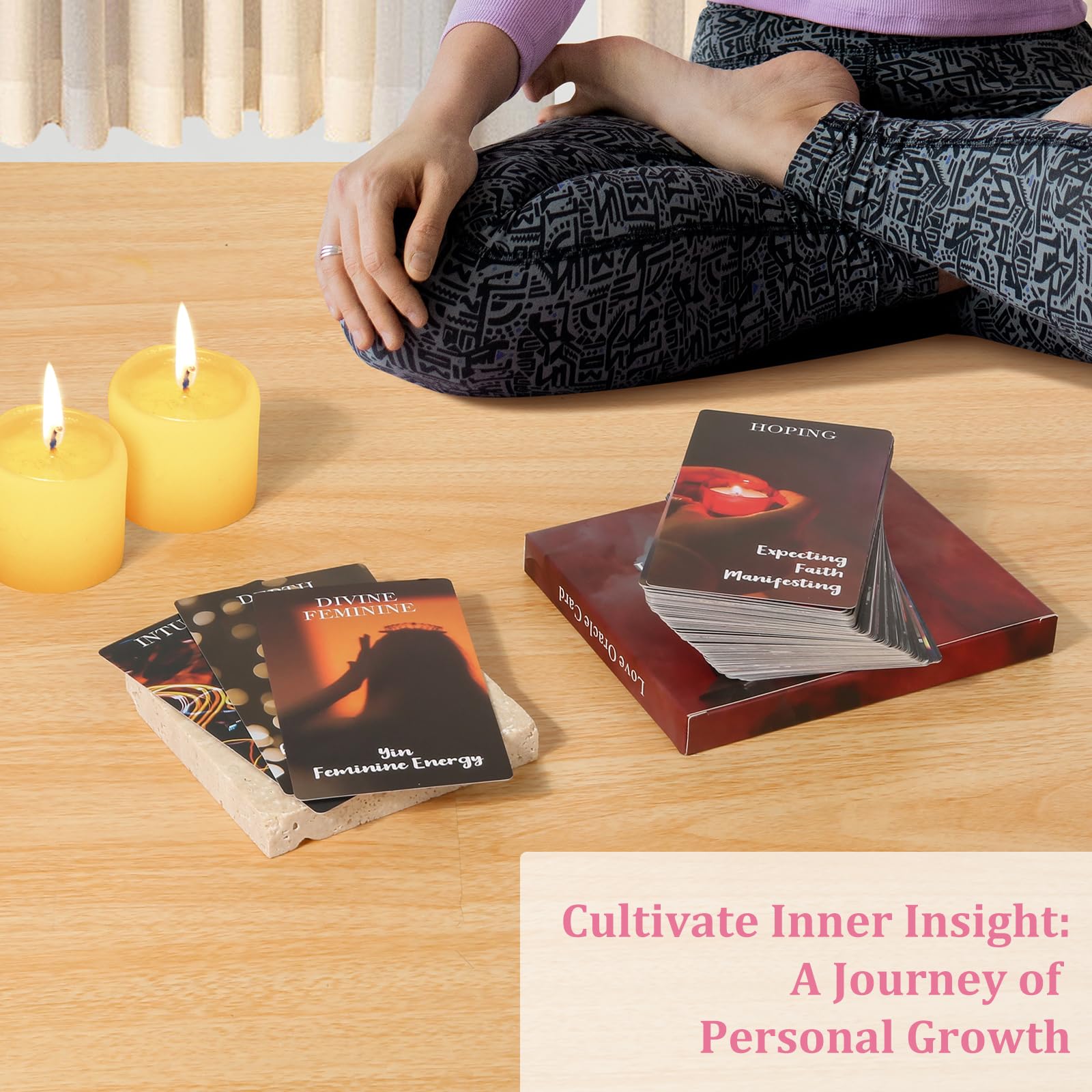 Fofeadm life-and-love guidance deck supports reflective moments and meaningful conversations.
