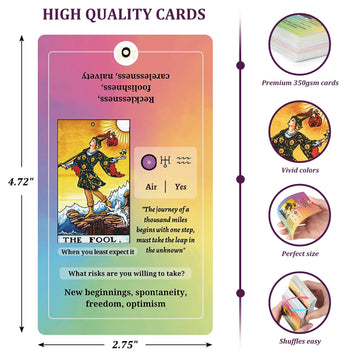 Fofeadm durable 350gsm cards with sharp print
