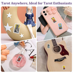 Fofeadm high-quality, detailed printing on tarot stickers