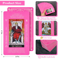 Fofeadm Tarot Cards keywords front highlights upright and reversed meanings