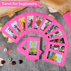 Fofeadm Tarot Cards with on-card meanings aid interpretation