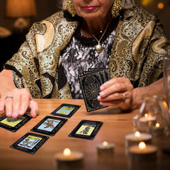 Fofeadm Reading setup scene showcasing durable 400 GSM cards.