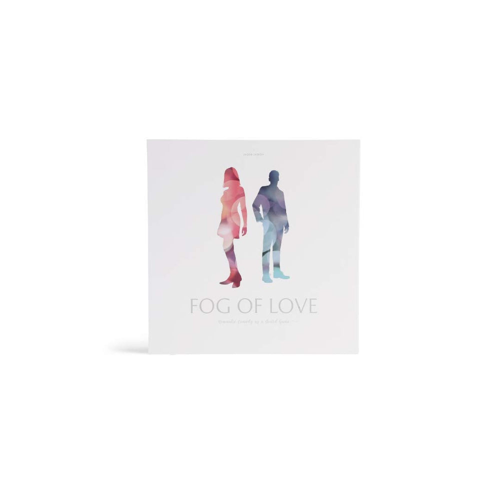 Fog of Love front cover with multicolor art inviting two-player romance.