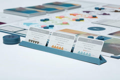 Fog of Love organizer insert and tokens keep gameplay tidy and ready.
