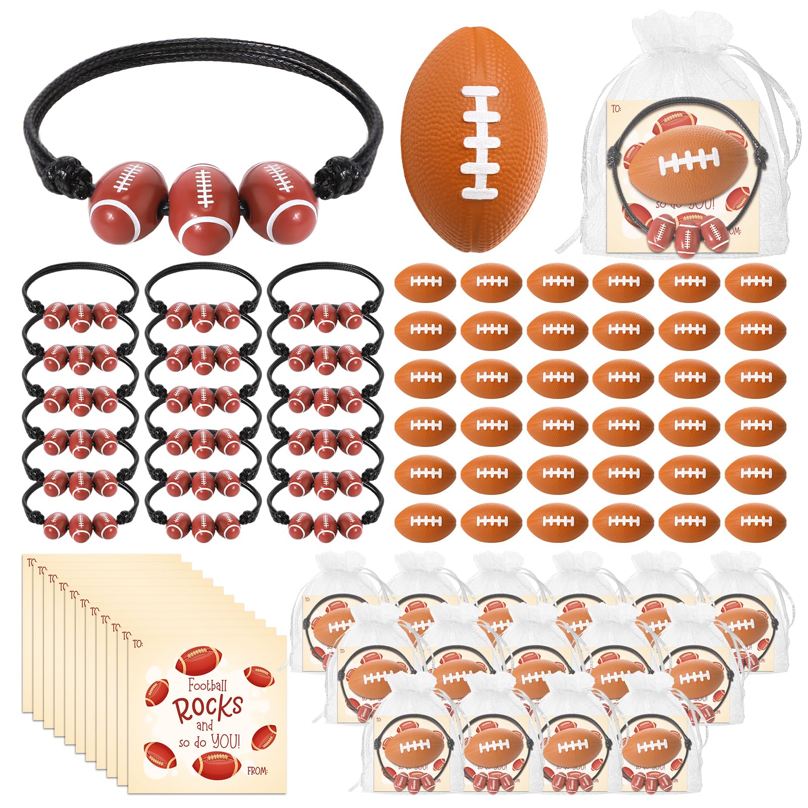 Foilswirl football stress ball close-up, durable PU foam for handheld play.