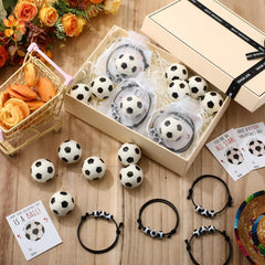 Foilswirl 18-piece soccer gift set cohesive bulk package
