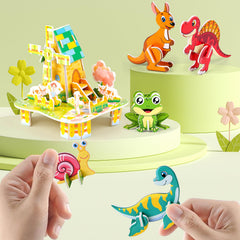 FOIMAS 3D panda puzzle supports pattern recognition and steady fingers
