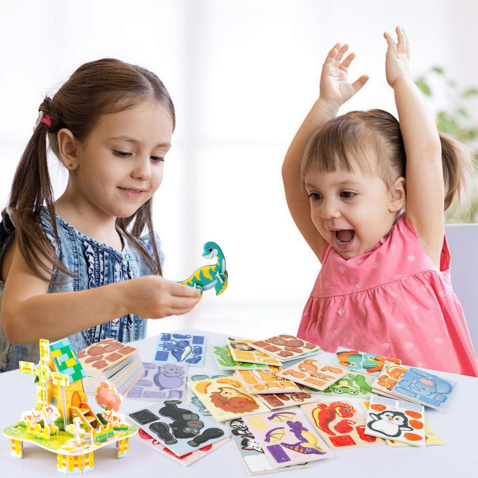 FOIMAS 3D zebra puzzle boosts cognitive play and visual tracking