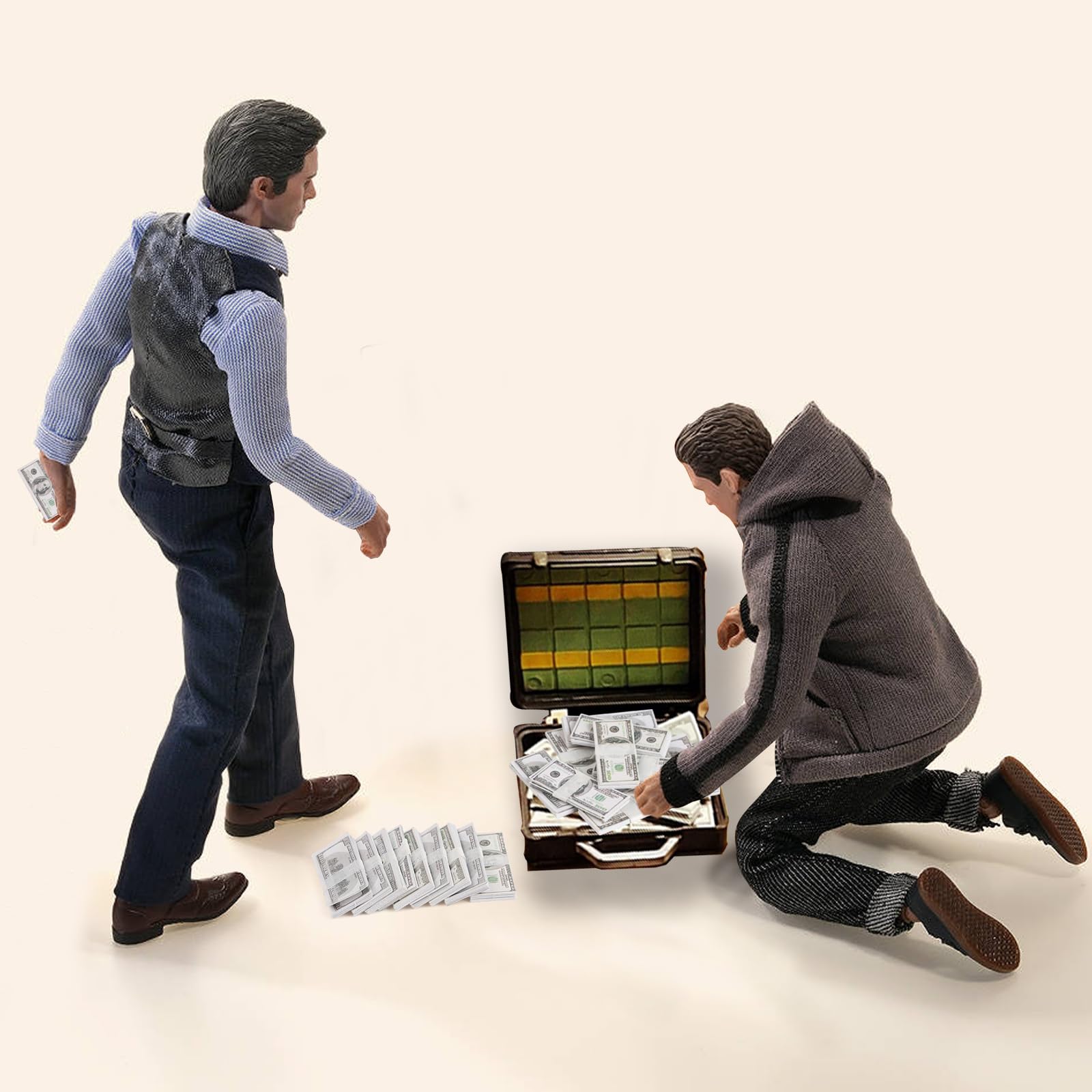 FOIMAS dollhouse dollars offer a realistic look for craft projects and displays.
