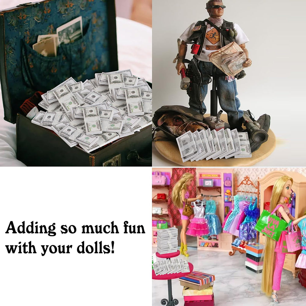 FOIMAS miniature dollars packed in a taped bundle for quick setup.