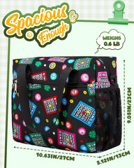FOKDUVB Bingo Bag water-resistant fabric resists spills during travel