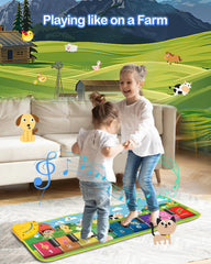 FOKI mat piano keys offering notes and 16 kid melodies