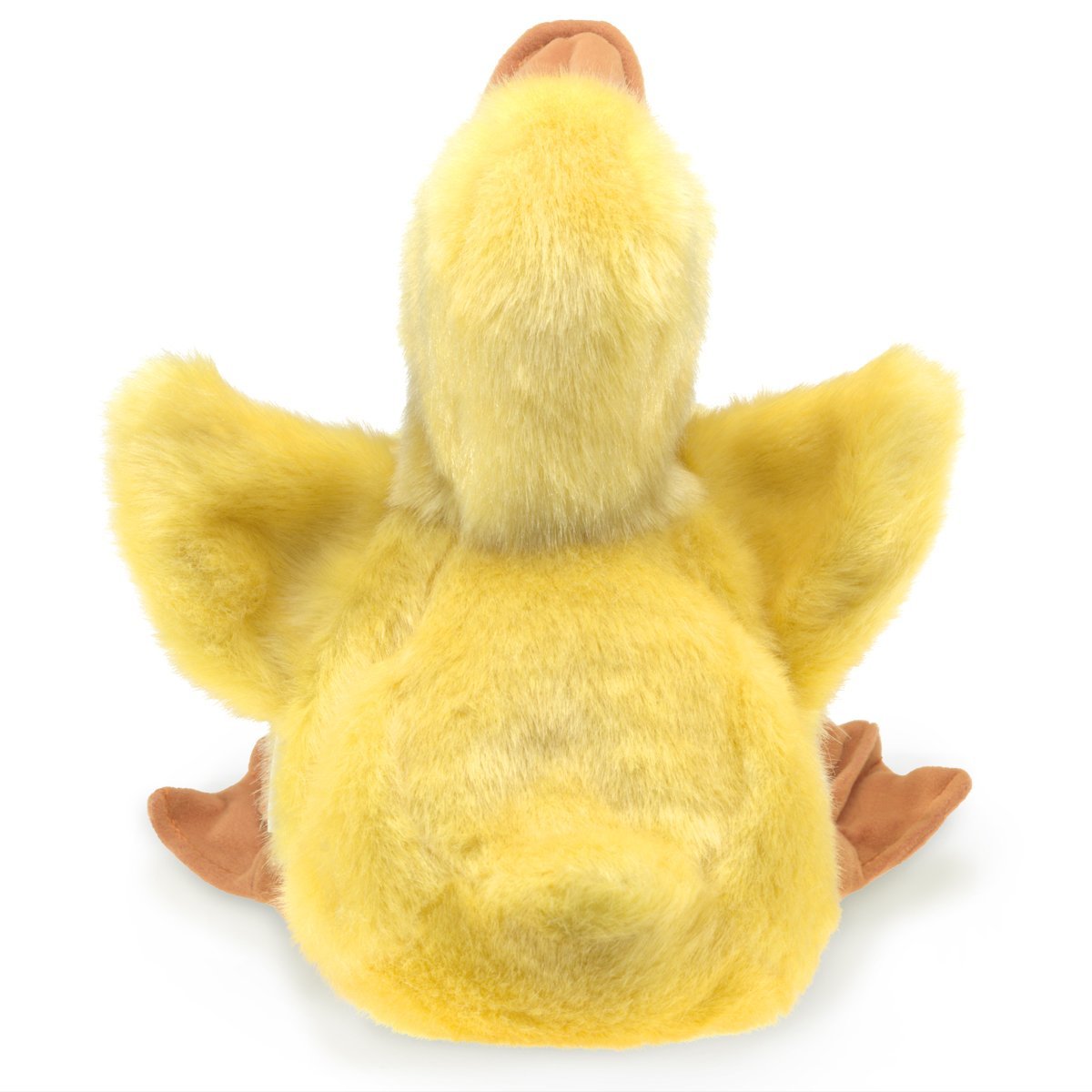 Folkmanis Duckling Hand Puppet yellow classroom-friendly design supports early learning